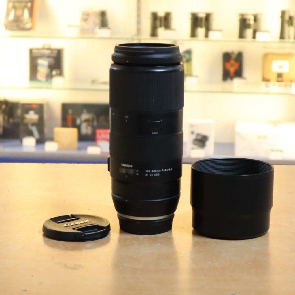 Tamron 100-400mm F 4.5-6.3 Di VC USD Canon (Harderwijk), Audio, Tv en Foto, Fotografie | Lenzen en Objectieven, Foto-Groep, Gebruikt