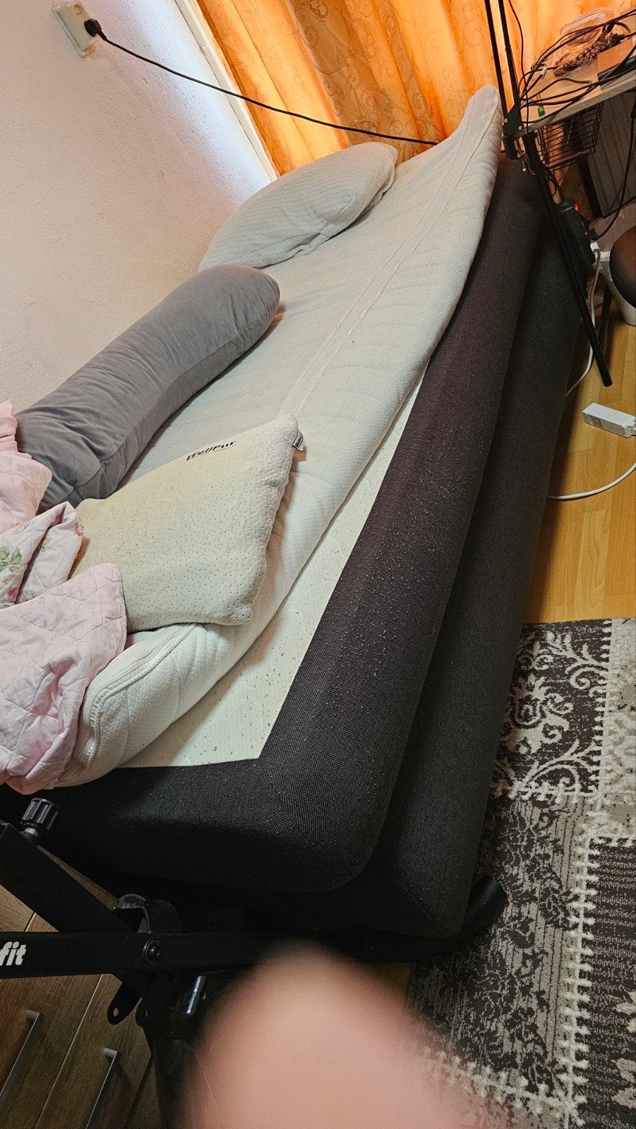 2 eenpersoons boxsprings met matras en topmatras - Comfortab, Ophalen, Gebruikt, 90 cm, Eenpersoons