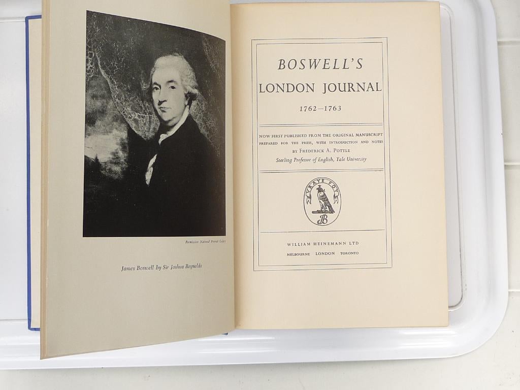 Boswell’s London Journal; Schr Pottle; Uitg Heinemann 1951, Verzenden, Gelezen, Europa