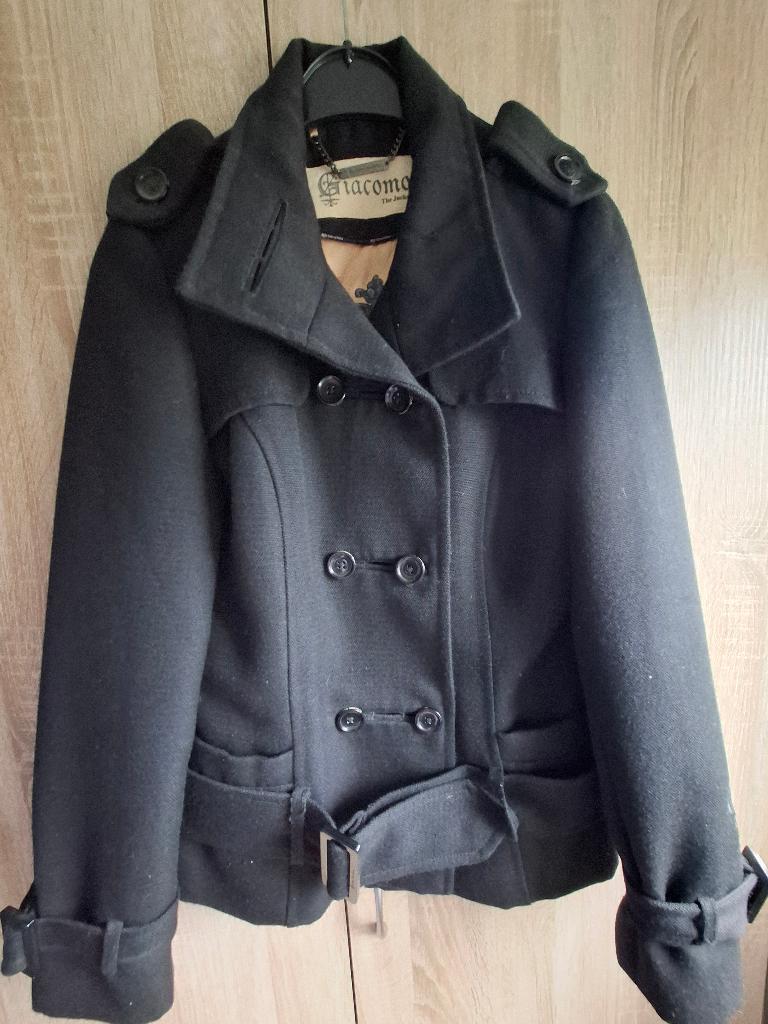 Dames jas, Kleding | Dames, Jassen | Winter, Ophalen of Verzenden, Zo goed als nieuw, Maat 36 (S), Zwart