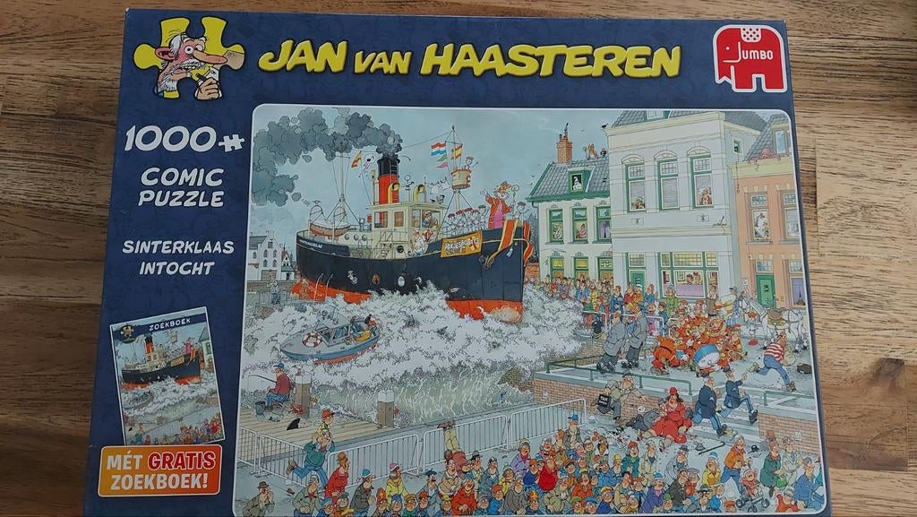 Jan van Haasteren Sinterklaas Intocht puzzel 1000 stukjes, Hobby en Vrije tijd, Denksport en Puzzels, Ophalen, 500 t/m 1500 stukjes