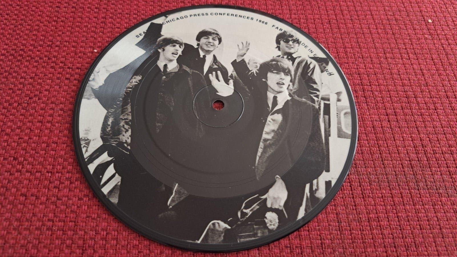 Beatles press conference picture single, Cd's en Dvd's, Vinyl Singles, Ophalen of Verzenden, Gebruikt, Pop