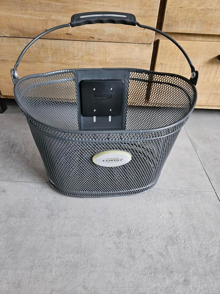 Nieuwe Cordo fietsmand met uitneembare tas, Stuurbevestiging, Nieuw, Ophalen of Verzenden, CORDO