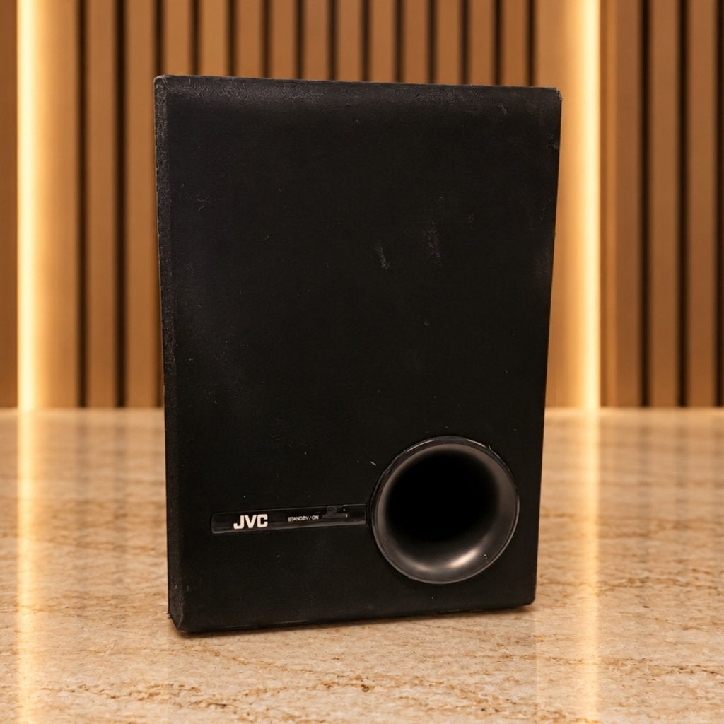 JVC Subwoofer SP-PWE51 - In Nette Staat, JVC, Zo goed als nieuw, Support@jvc.com, JVCKENWOOD USA Corporation
500 Valley Road
Wayne, NJ 07470
USA