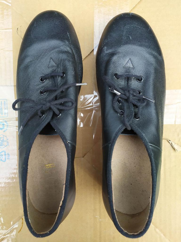 zwarte leren tapdans schoenen Bloch maat 38, Ophalen of Verzenden, Gebruikt, Schoenen