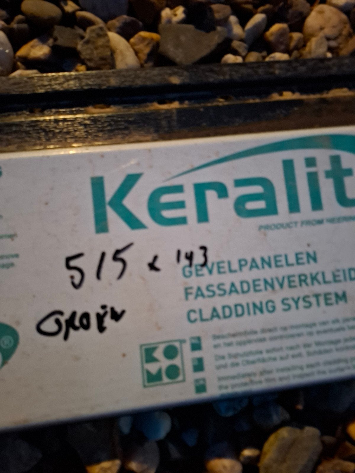 Keralit sponningdeel 143mm 5150mm lang, Doe-het-zelf en Verbouw, Hout en Planken, Nieuw, Overige typen, Overige houtsoorten, 300 cm of meer