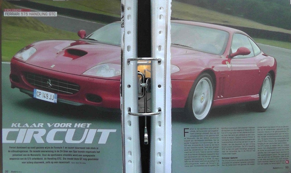 Ferrari 575 Maranello GTC (F133) ? eerst 9x autotest lezen, Ophalen, Gelezen, Ferrari