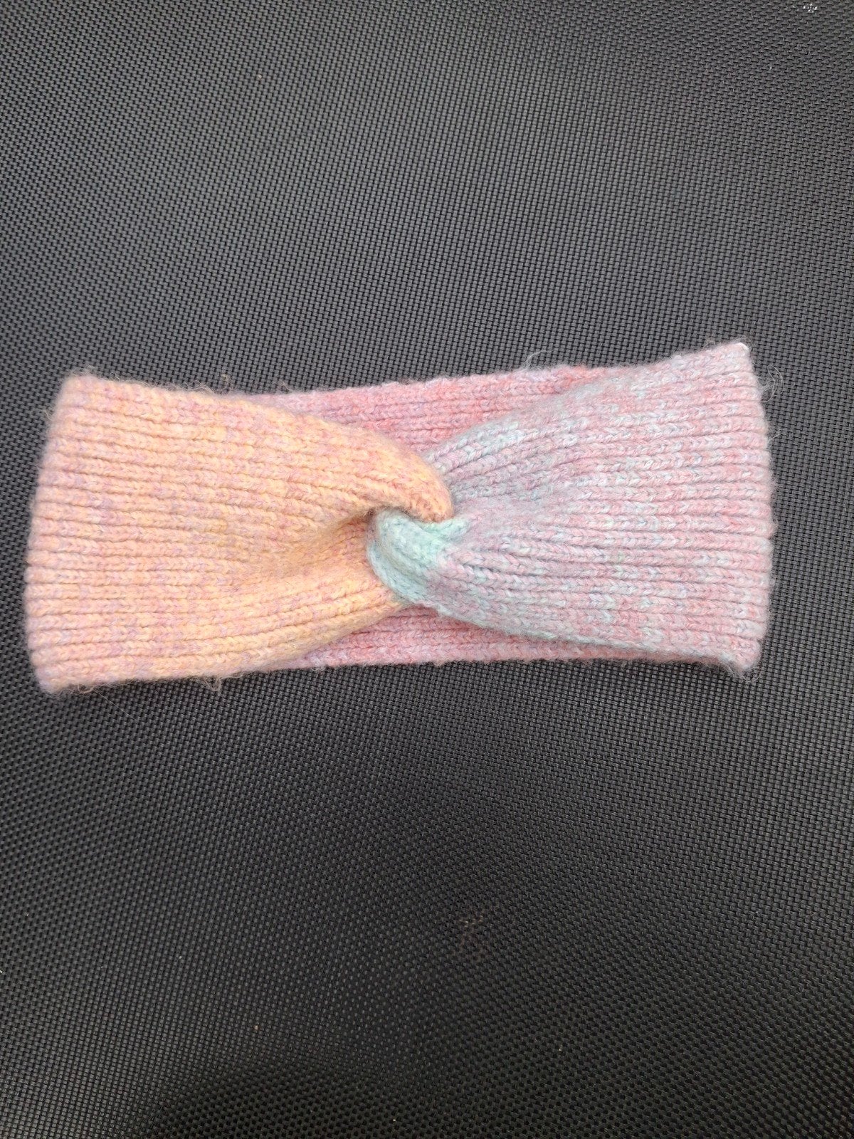 Roze/Blauwe Gebreide Haarband met Twist, Kleding | Dames, Mutsen, Sjaals en Handschoenen, Ophalen