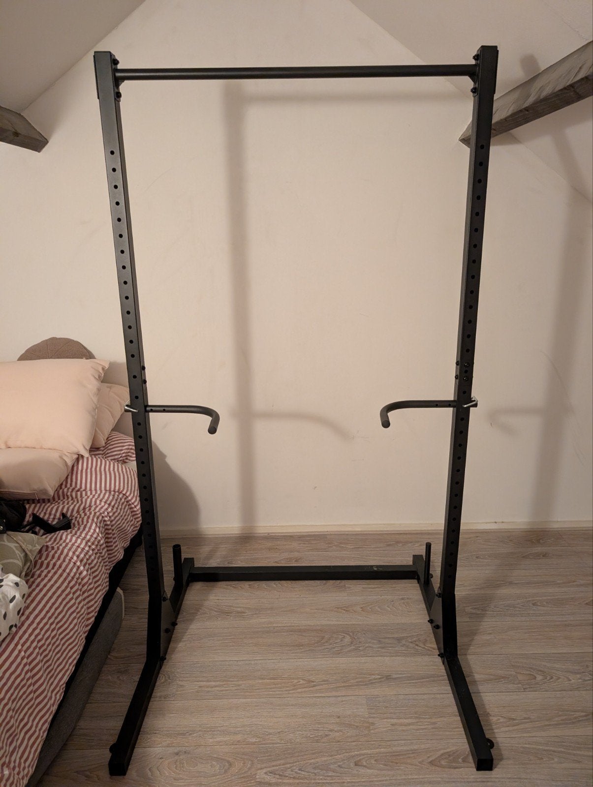 Squat Rack / Optrekstang - Ideaal voor Thuisgym, Ophalen of Verzenden, Gebruikt, Rug, Oprekstang