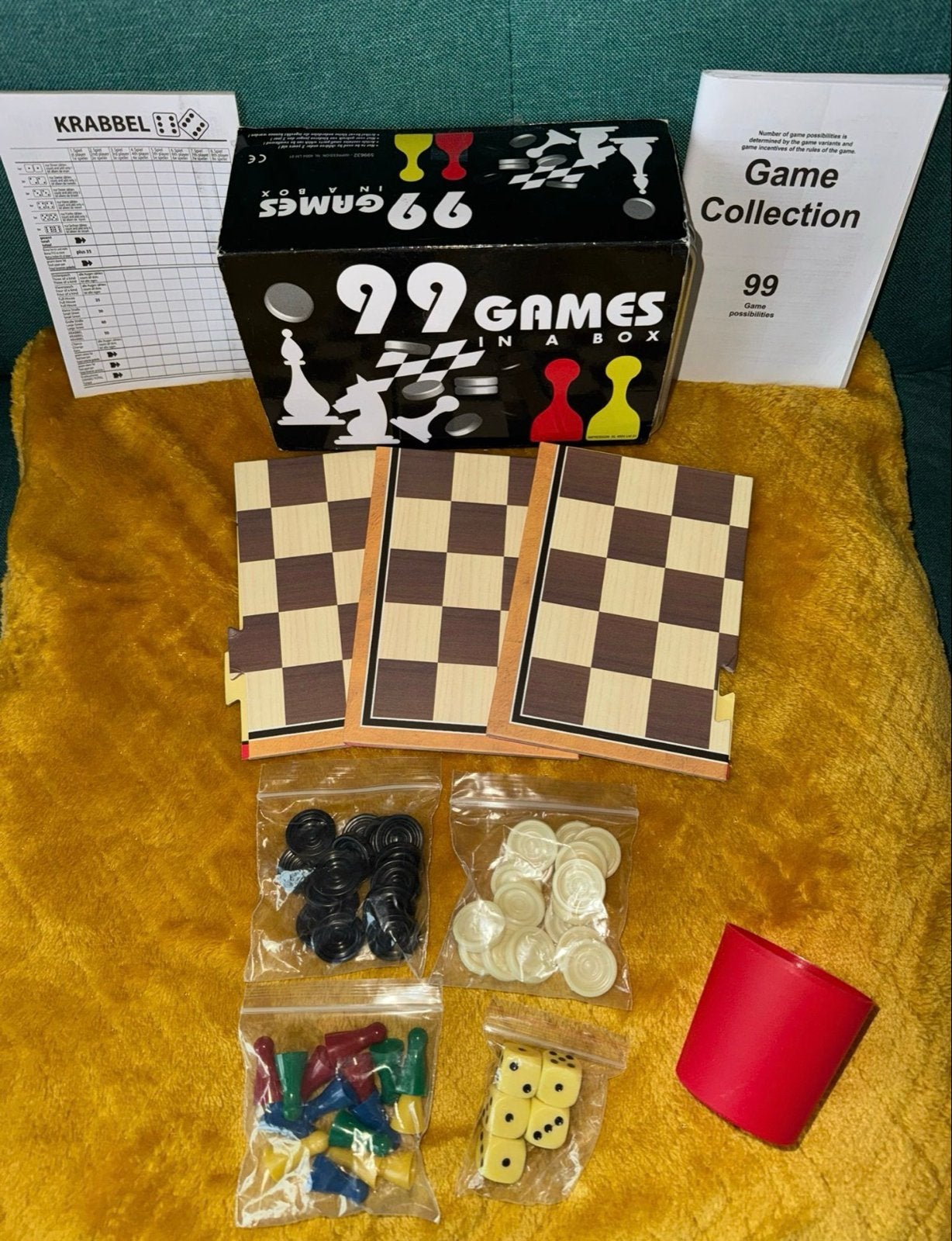 99 Games in a Box - Complete Spellenverzameling, Een of twee spelers, Ophalen of Verzenden, Zo goed als nieuw, Reisspel
