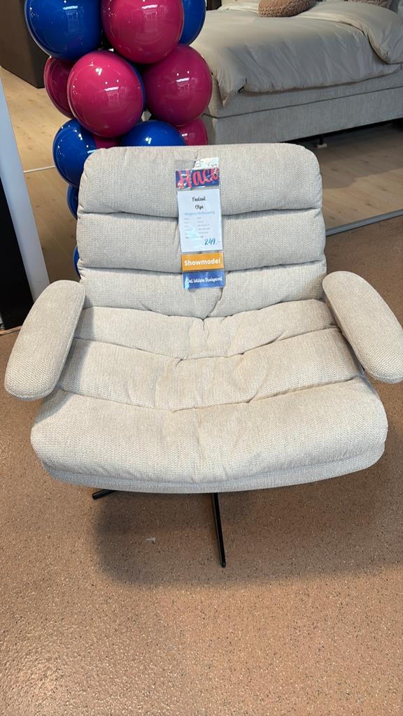 Comfortabele draaibare fauteuil - Showmodel haco, Huis en Inrichting, Stoelen, Ophalen, Overige kleuren, Nieuw, Eén