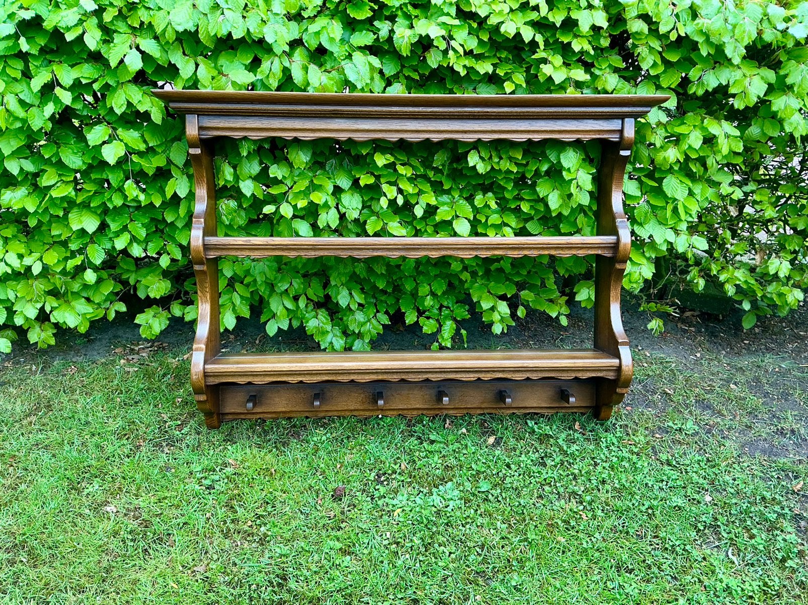Gigantisch vintage keukenrek ,wandrek ,regaal met knoppen, Antiek en Kunst, Ophalen