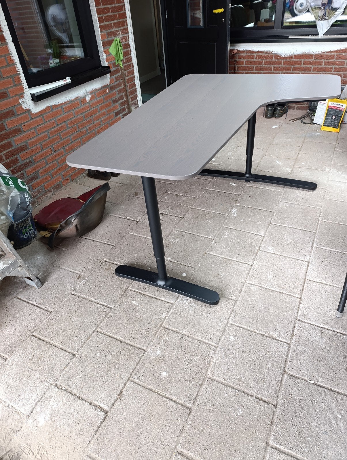 Bureau tafel, Ophalen, 160 cm, Gebruikt, Spaanplaat of MDF