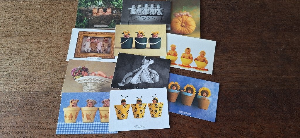 11 nieuwe ansichtkaarten Anne Geddes, Verzamelen, Ophalen of Verzenden, 1980 tot heden, Ongelopen, Kinderen