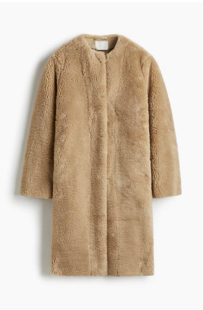 Stijlvolle Beige Teddy Jas - Warm en Comfortabel, Ophalen of Verzenden, Nieuw, Maat 42/44 (L), Beige