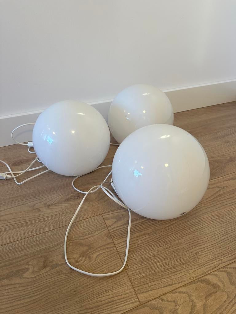 IKEA FADO table lamp 25cm white (€10 each), Huis en Inrichting, Lampen | Tafellampen, Ophalen, Zo goed als nieuw, Minder dan 50 cm