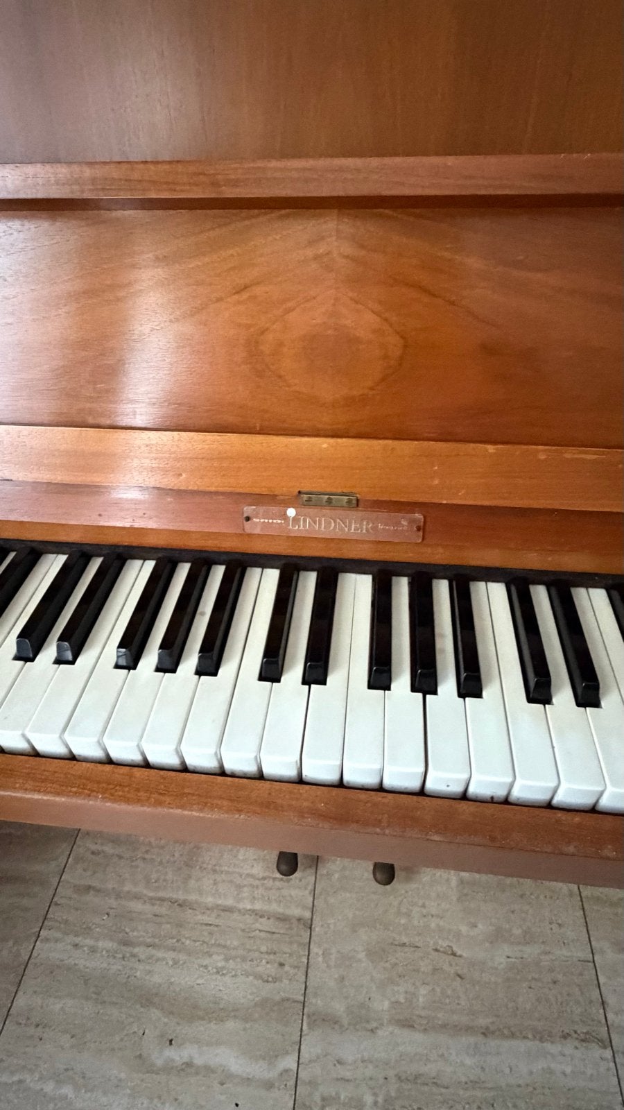 Lindner Piano - Gebruikt, Bruin, Ophalen, Gebruikt, Bruin, Piano