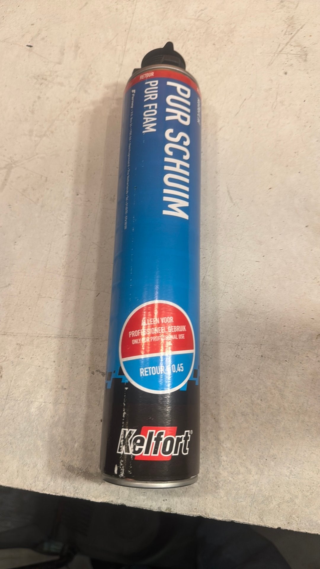 Kelfort PUR SCHUIM NBS 750ml (Nieuw), Overige materialen, Zo goed als nieuw, 15 m² of meer, Ophalen