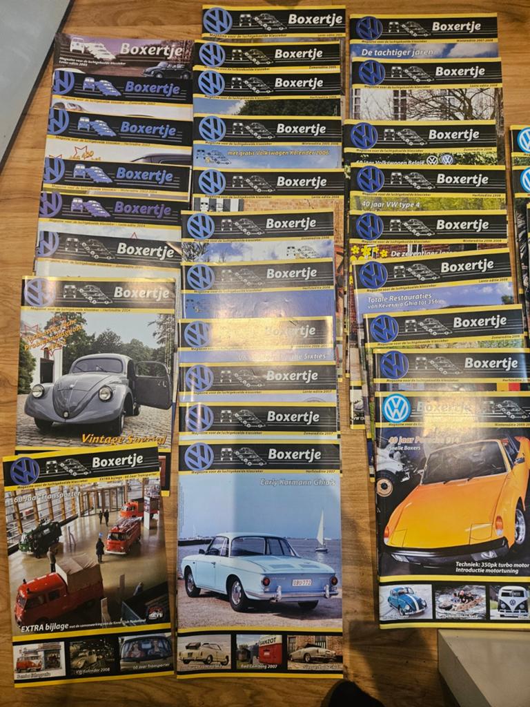 Grote collectie Volkswagen Boxertje & Classic VW Magazine, Ophalen, Zo goed als nieuw, Volkswagen, Diverse auteurs