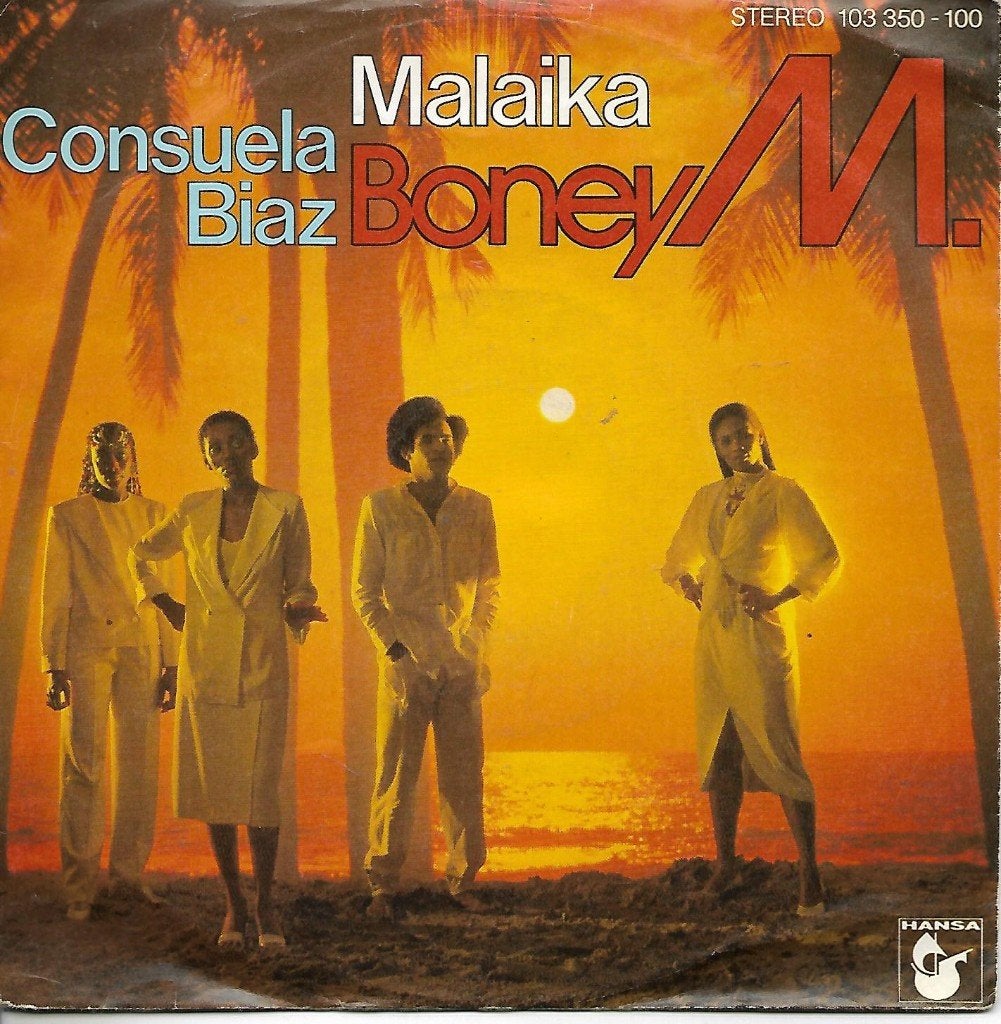 BoneyM - Malaika, Cd's en Dvd's, Fotohoes, Ophalen of Verzenden, Gebruikt, Pop