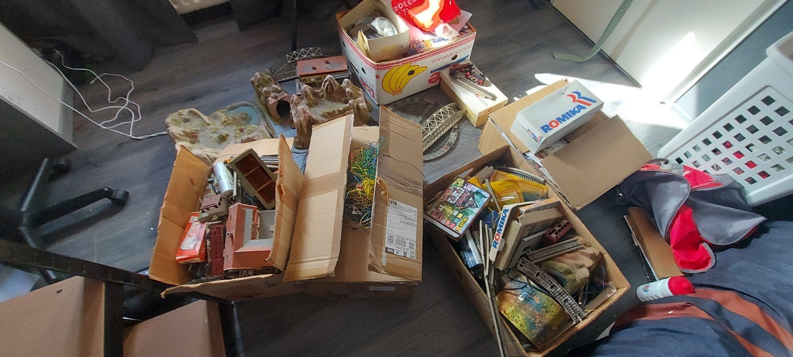 Bakken vol oude trein spullen uit de jaren 60-70!, Ophalen, Wisselstroom, Gebruikt, Analoog