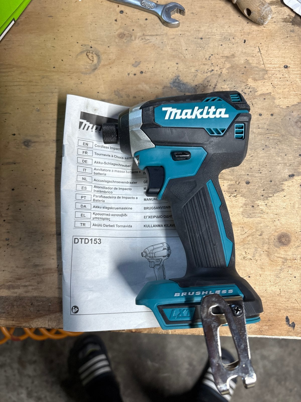 Makita DTD153 Accuslagschroevendraaier - Zo goed als nieuw, Doe-het-zelf en Verbouw, Variabele snelheid, Ophalen of Verzenden