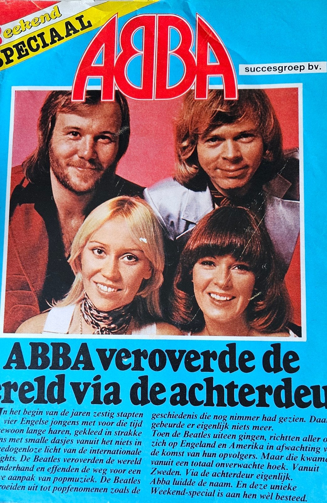 Abba Weekend special, Ophalen of Verzenden, Boek, Tijdschrift of Artikel