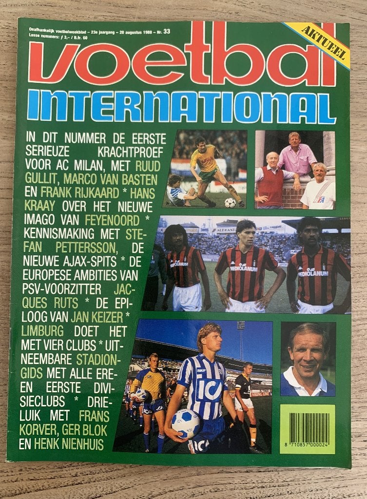 Voetbal International VI Div. tijdschriften uit 1986 / €1,50, Ophalen of Verzenden, Zo goed als nieuw, Willem II, Boek of Tijdschrift