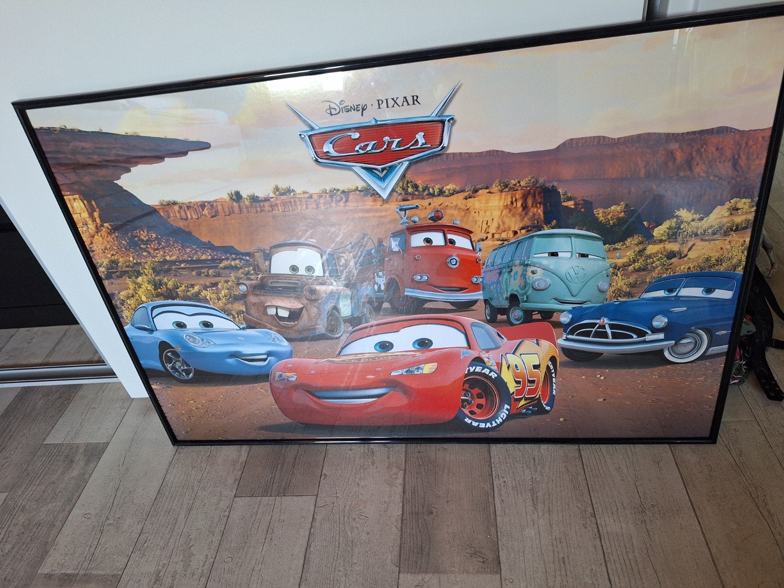 Cars schilderij voor kinder kamer, Ophalen, Zo goed als nieuw, Minder dan 50 cm, Schilderij