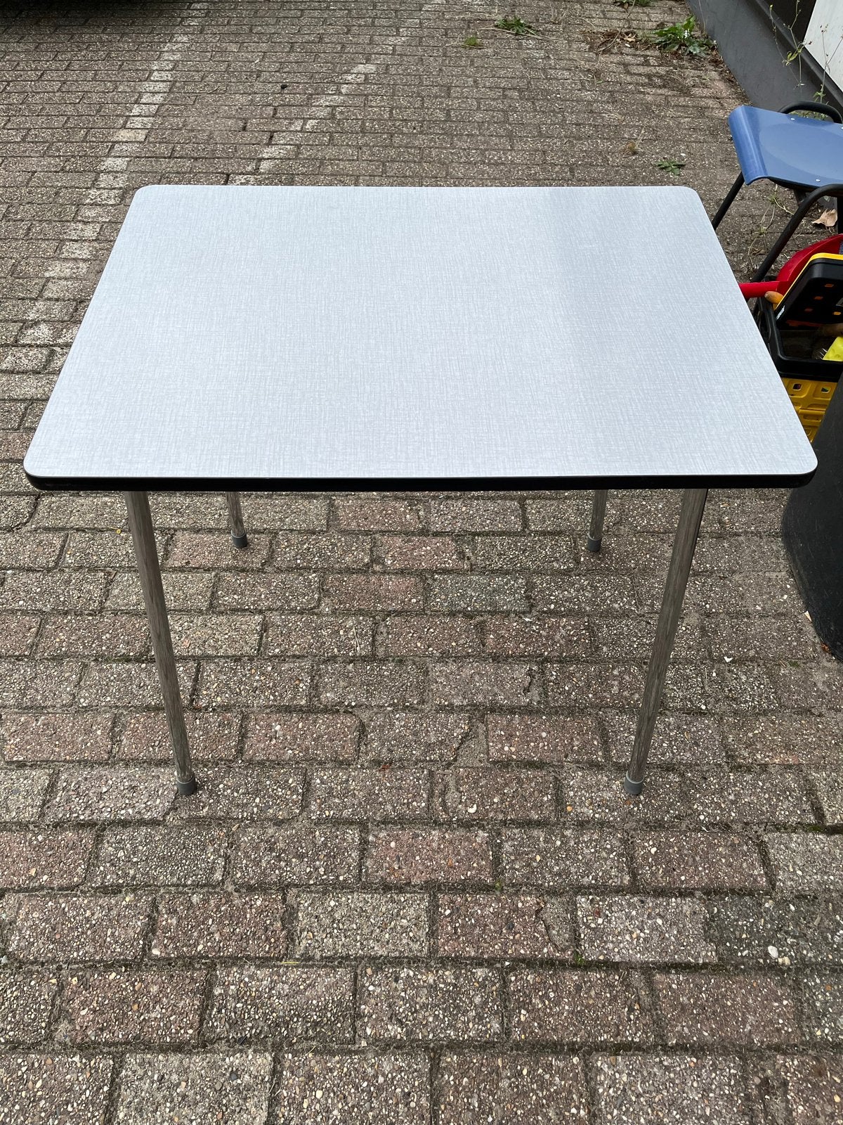 Witte formica tafel - 60x80x75 cm, Ophalen, Huis en Inrichting
