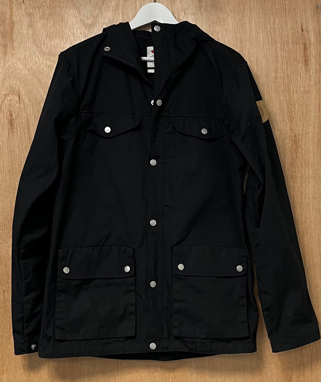 Fjallraven Greenland jacket herfstjas zwart - Maat M, Kleding | Heren, Ophalen of Verzenden, Zo goed als nieuw, Maat 48/50 (M)