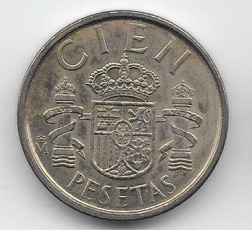Spanje 100 pesetas 1990 KM# 826, Verzenden, Overige landen, Losse munt
