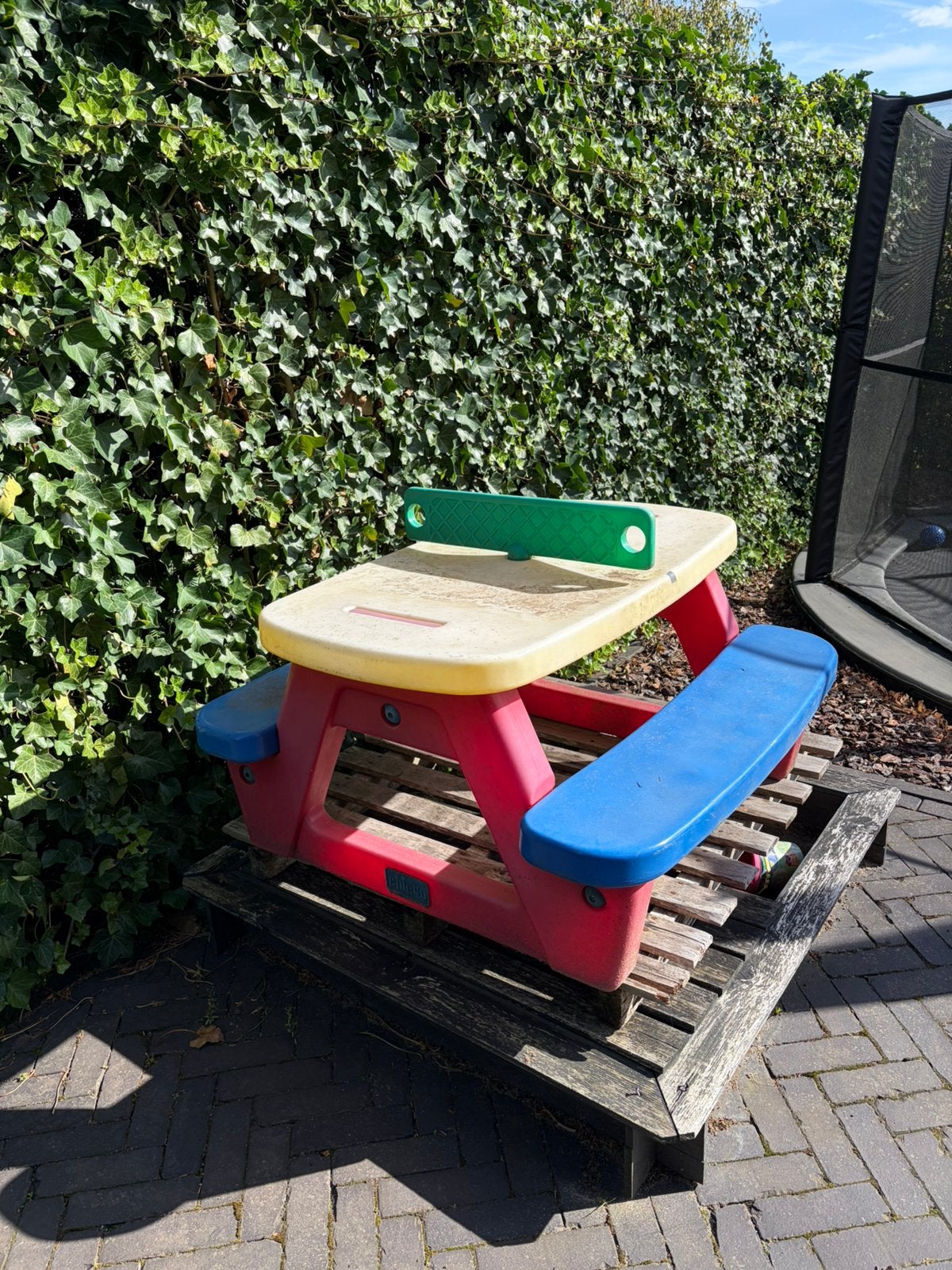 Gratis - tafel kinderen, Ophalen, Gebruikt, Rechthoekig, Overige materialen