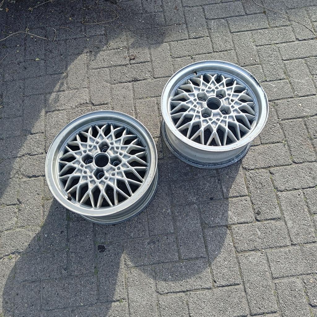 VW Golf 2 GTI Original BBS RA 375 Felgen 4x100 165601025 6Jx, Auto-onderdelen, Banden en Velgen, Gebruikt, 15 inch, Velg(en), -