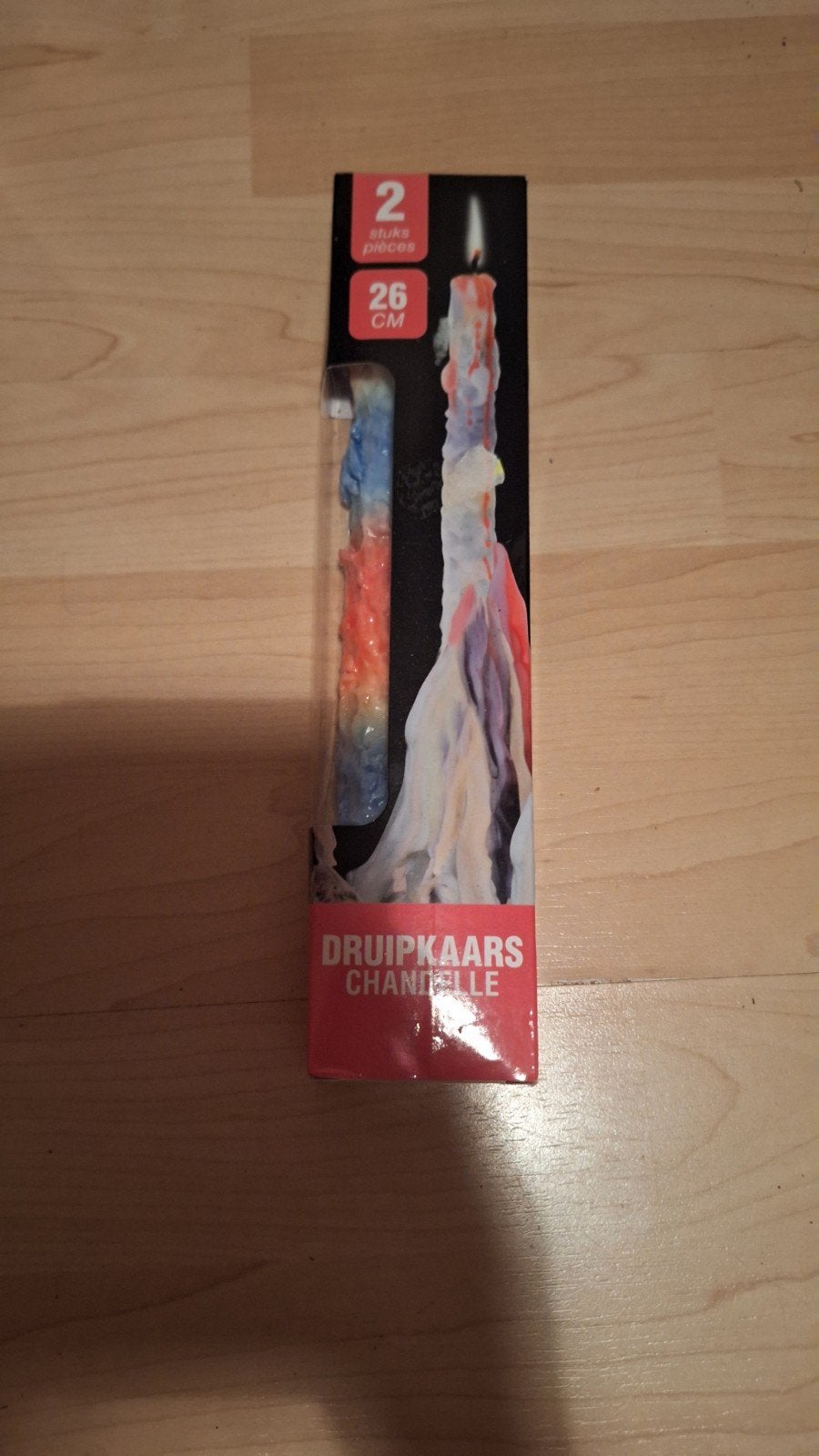 Druipkaarsen - 2 stuks, 26 cm, Ophalen, Nieuw, Kaars, 26 cm