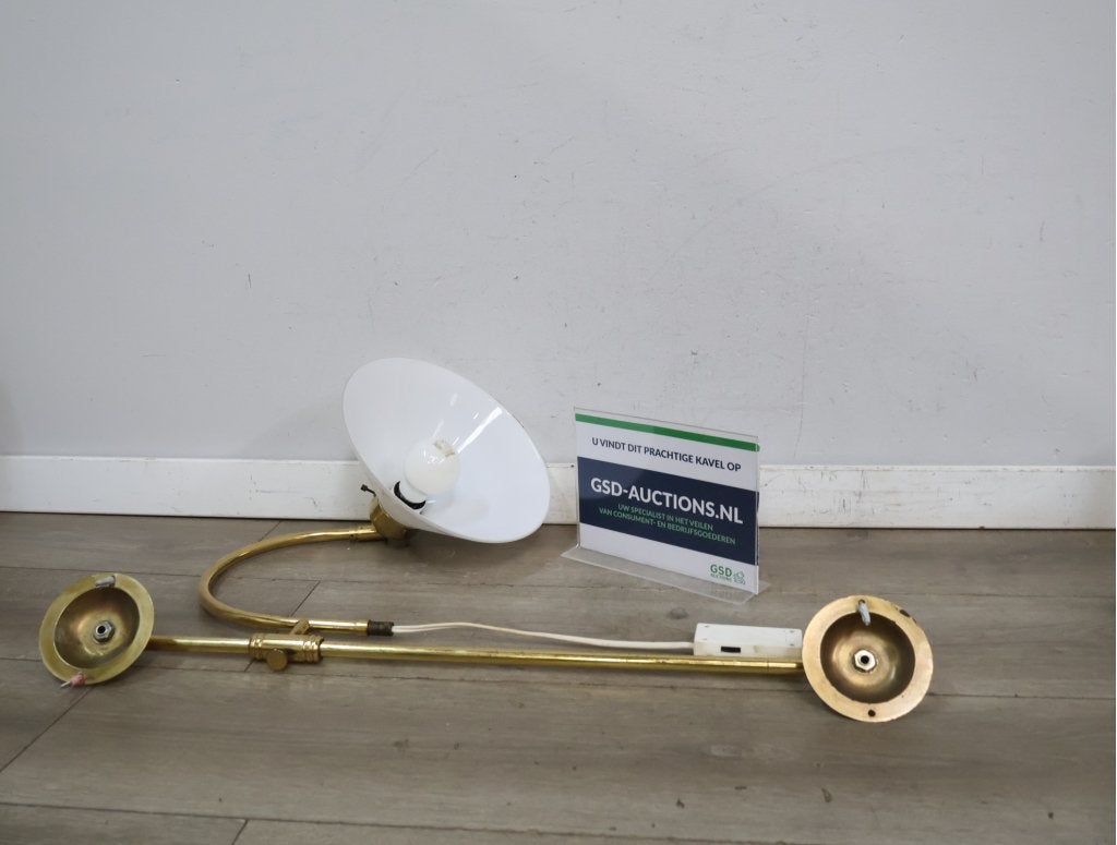 Antieke Messing Wandlamp, Ophalen of Verzenden, Niet ingevuld, Niet ingevuld, Niet ingevuld