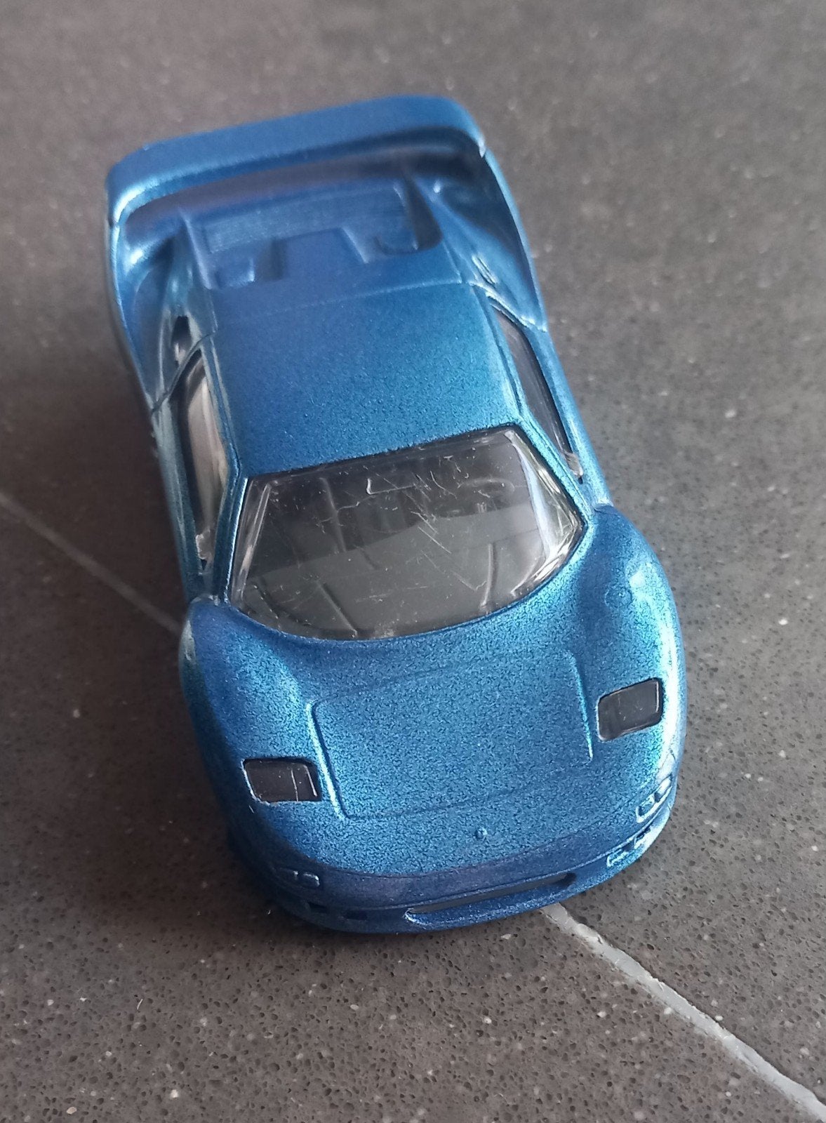 8816 Blauwe MCA Centenaire (Burago), Ophalen of Verzenden, Gebruikt, Auto, Overige merken