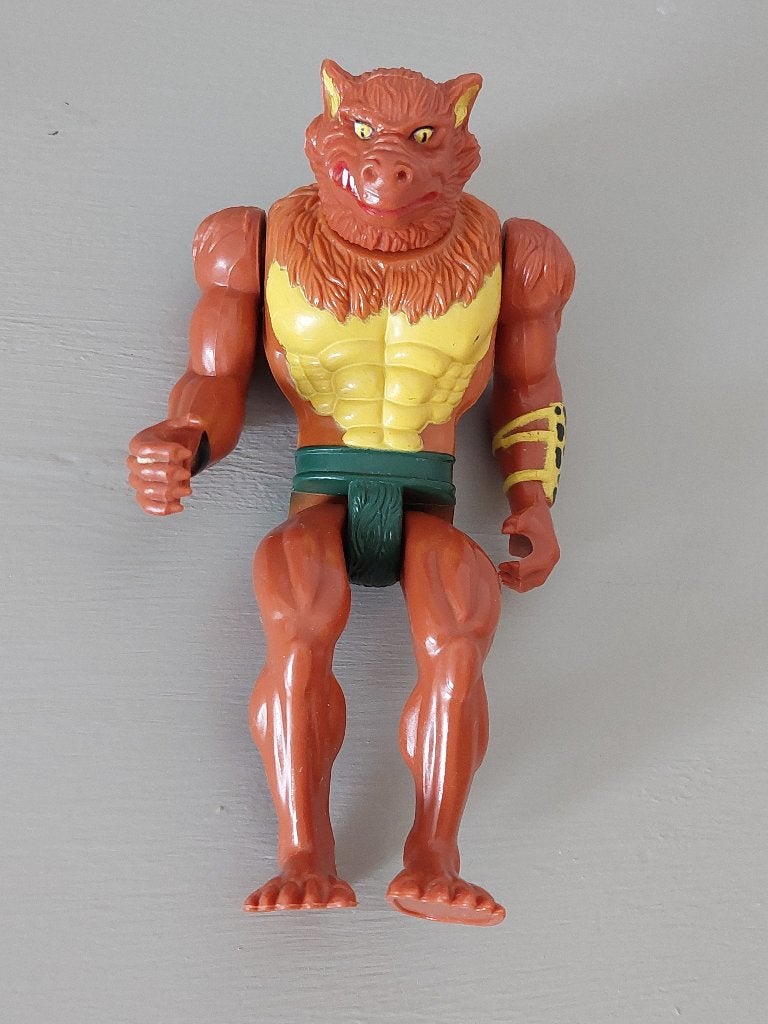 Vintage 1985/1986 LJN Thundercats Jackalman actiefiguur, Ophalen of Verzenden, Gebruikt