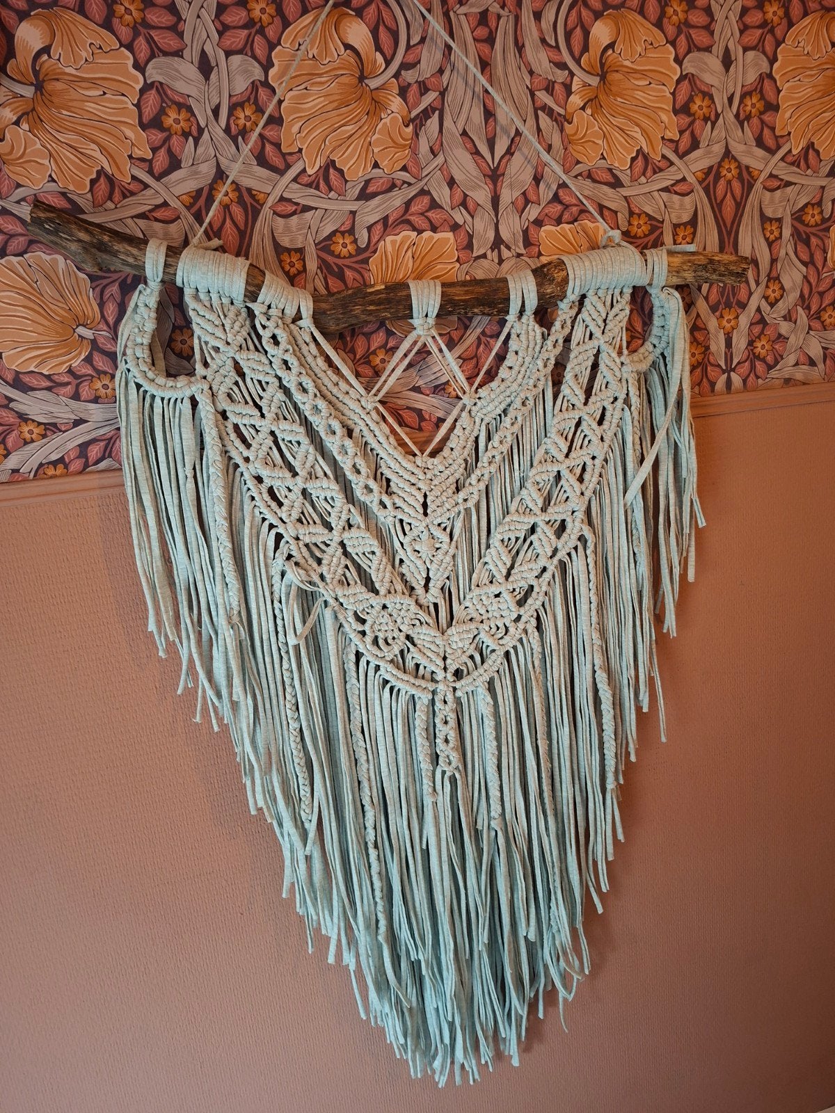 macrame wandhanger, Ophalen