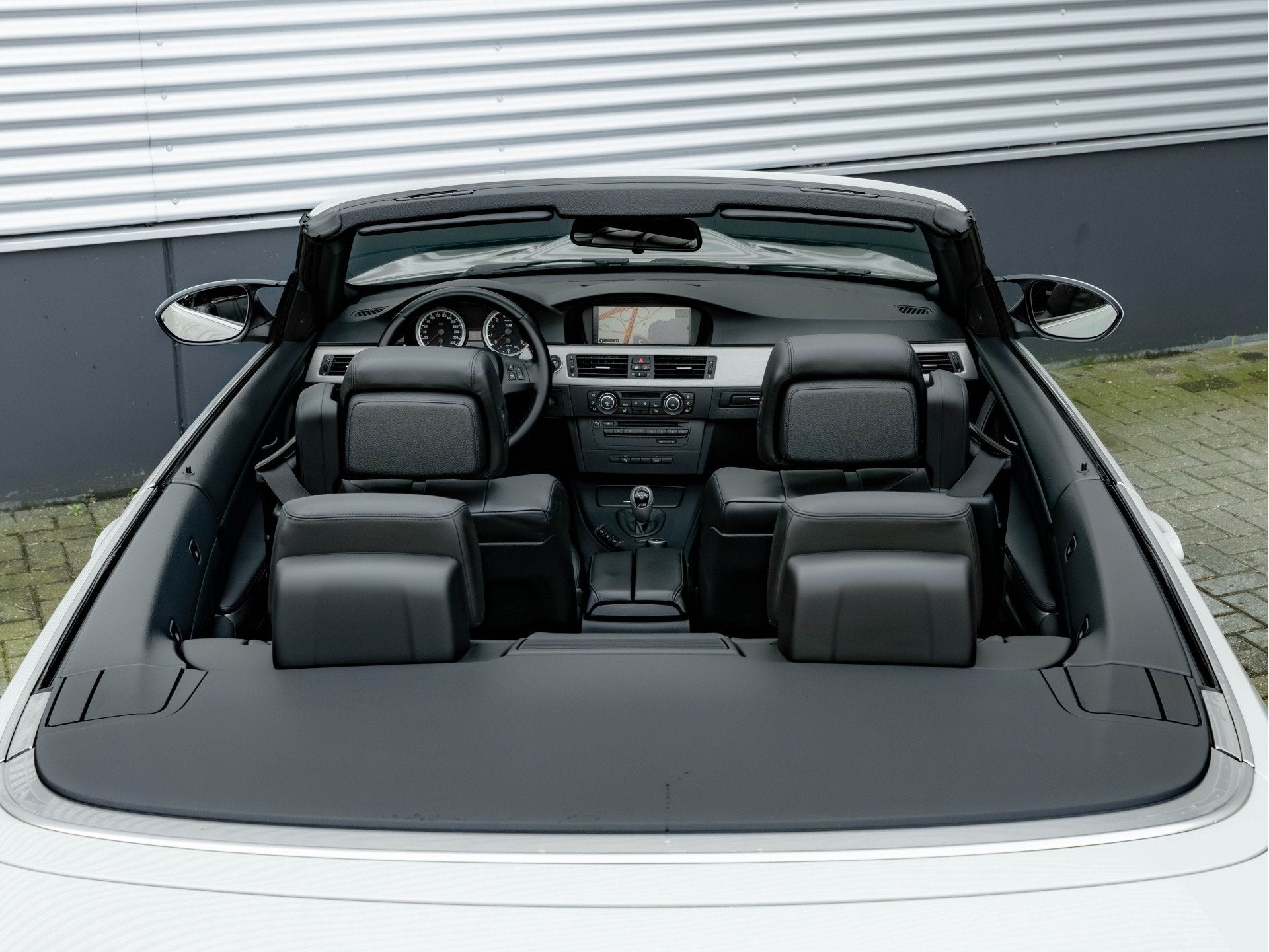 BMW 3 Serie Cabrio M3 DCT - Lagerschalen - LCI - Navi CIC, Auto's, Achterwielaandrijving, Gebruikt, 4 stoelen, Wit