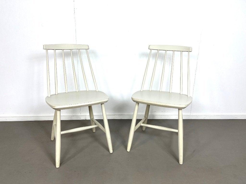 Eetkamerstoelen ,Yngve Ekström voor Nesto Zweden, jaren 60, Huis en Inrichting, Stoelen, Ophalen, Gebruikt, Bruin