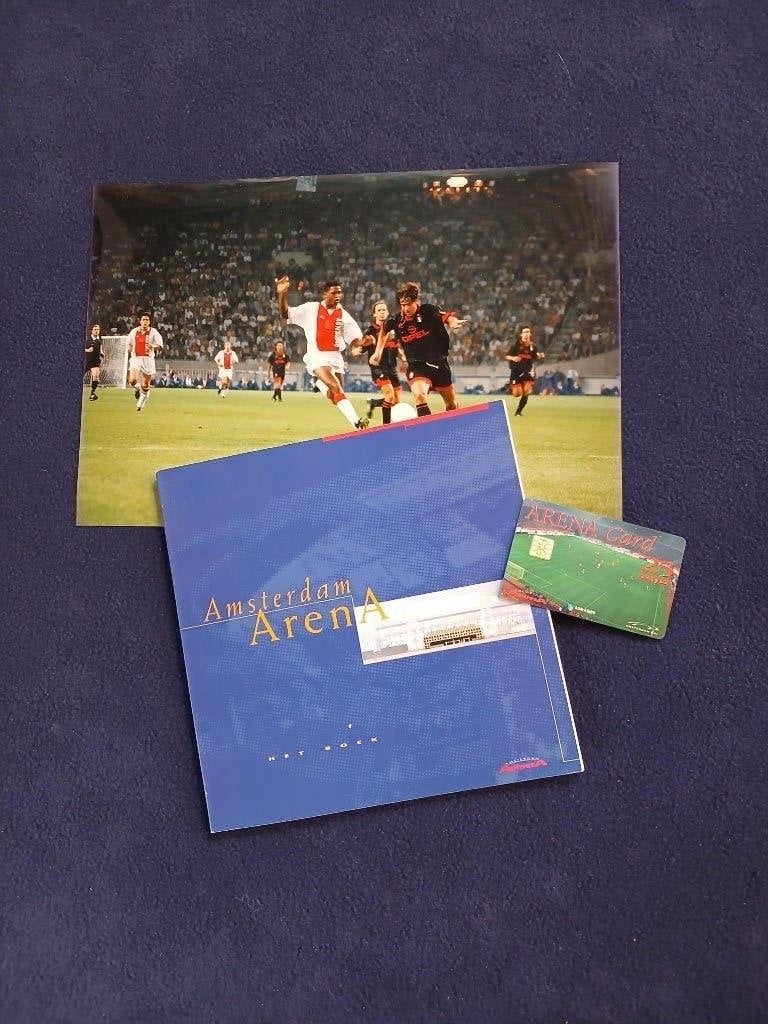 Ajax 1996  Opening Arena. Boek. Arena Card (Fl. 25,00) Foto, Verzenden, Zo goed als nieuw, Ajax, Overige typen