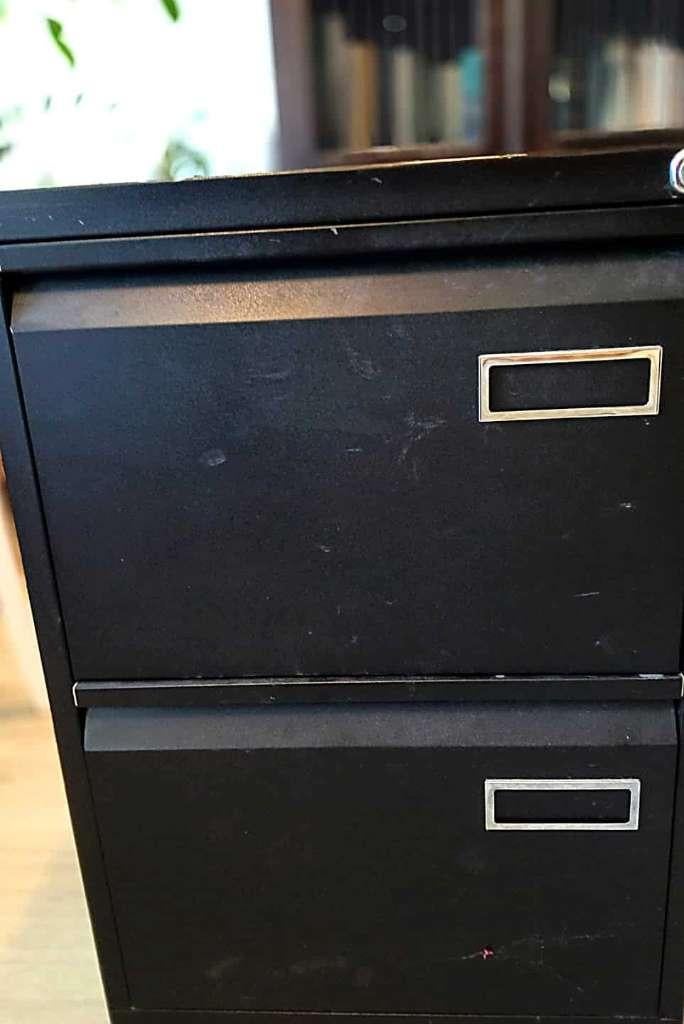 Metal filing cabinet with lock – sturdy and professional, Ophalen, Office or home office use, 1 of 2 laden, 50 tot 100 cm