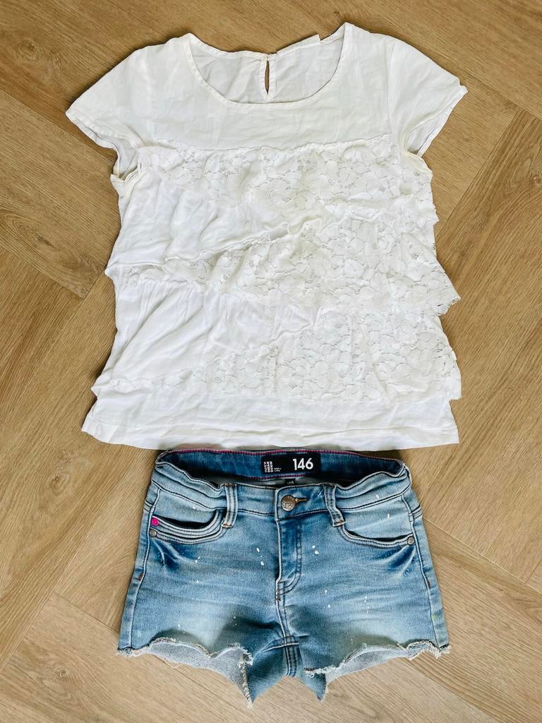 Dutch Dream Denim korte broek maat 146, Verzenden, Nieuw, Meisje, Broek
