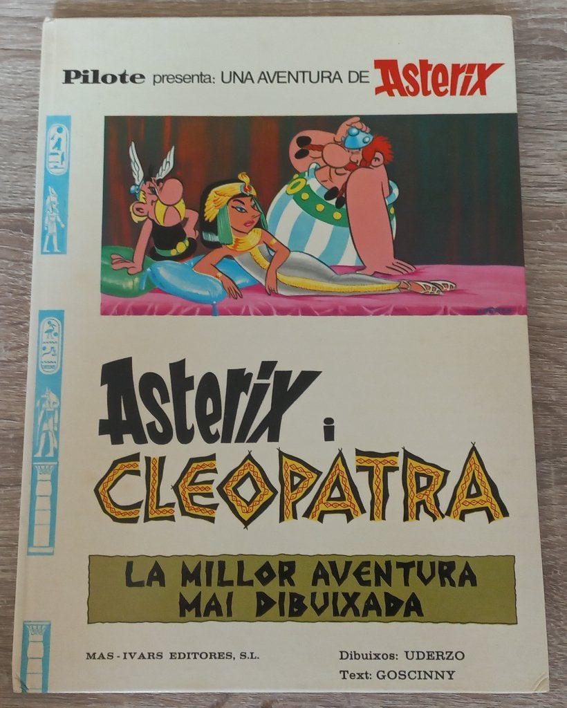 Asterix i Cleopatra (Valenciaans), Gelezen, Eén stripboek, Ophalen of Verzenden, Goscinny & Uderzo
