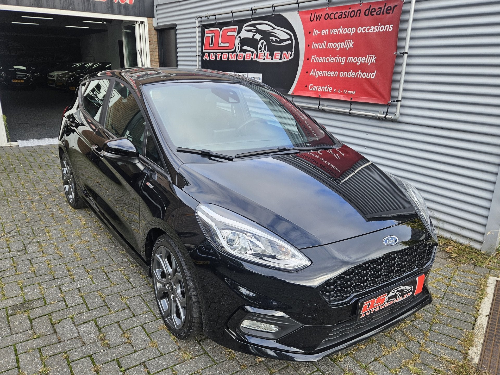 Ford Fiesta 1.0 EcoBoost ST Line AUTOMAAT Ford Fiesta ST LIN, Auto's, Dealer onderhouden, Gebruikt, 620 kg, Zwart