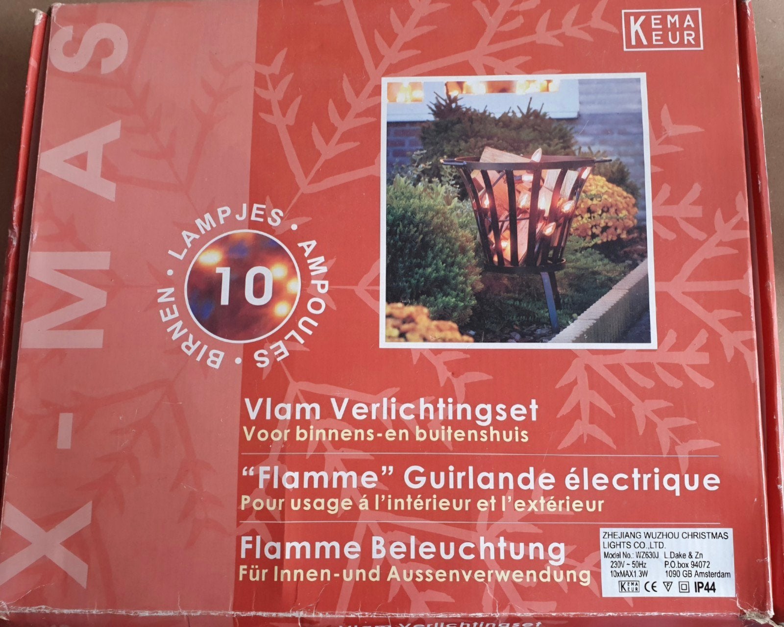 vlamverlichting, Ophalen, Zo goed als nieuw