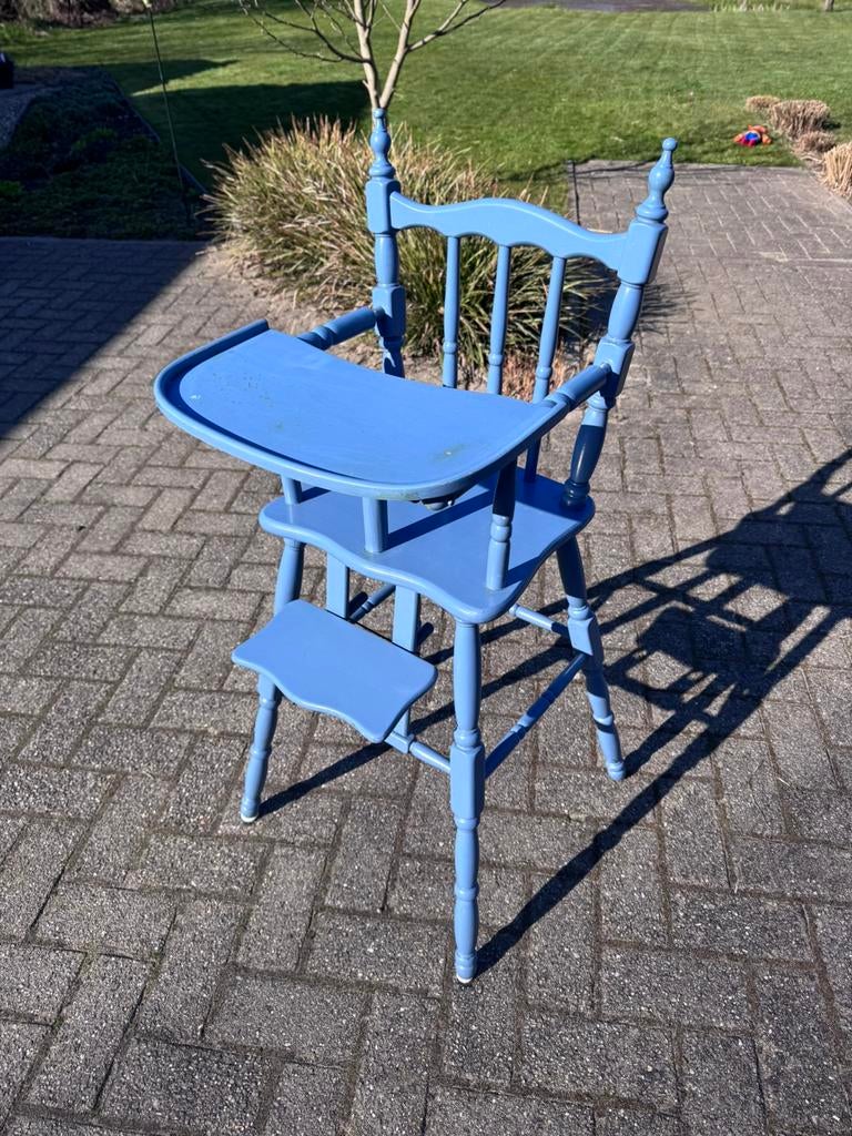 Vintage kinderstoel kisofa, Ophalen, Gebruikt, Meegroeistoel