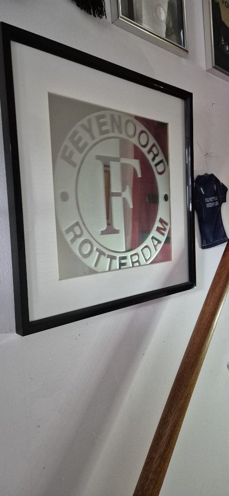 Feyenoord spiegel, Verzamelen, Sportartikelen en Voetbal, Ophalen, Zo goed als nieuw, Feyenoord, Overige typen