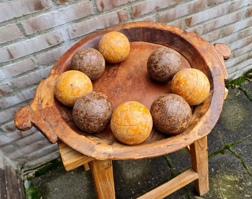 Rustieke houten Chapati schaal handgemaakt rustiek landelijk, Ophalen, Gebruikt, Schaal, Rond